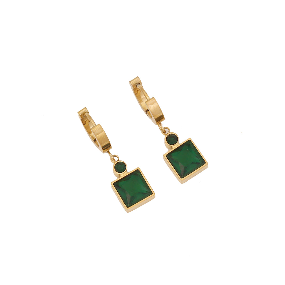 18K Gold Plated Simple Earrings Necklace