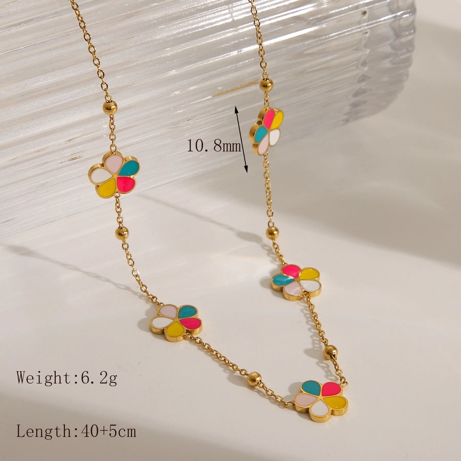 18K Gold Plated Bracelets Earrings Necklace