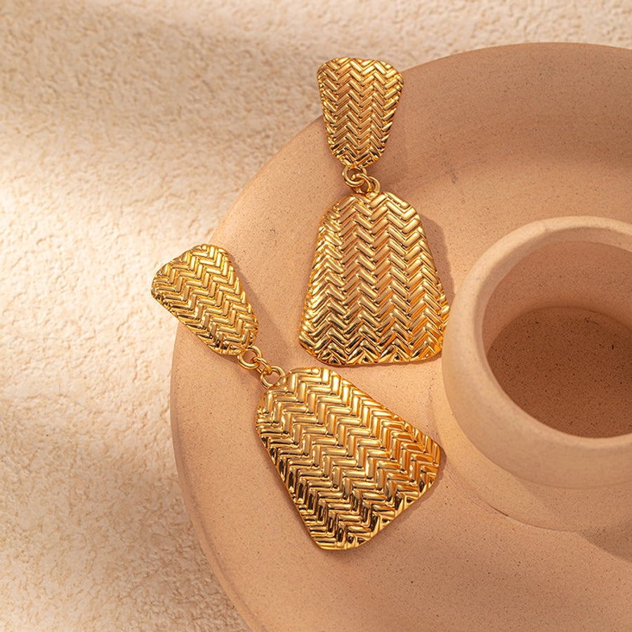 14K Gold Plated Drop Earrings