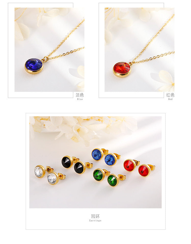 Titanium Steel 18K Gold Plated Titanium Steel