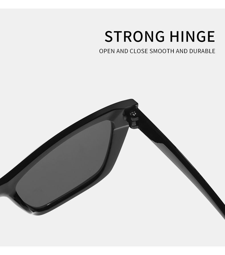 fashion leopard pc uv400 resin cat eye patchwork full frame women's sunglasses