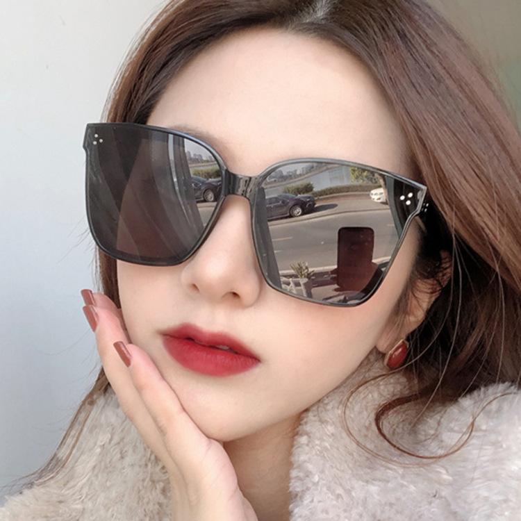 fashion three-meter nail square sunglasses new sun protection wild sunglasses