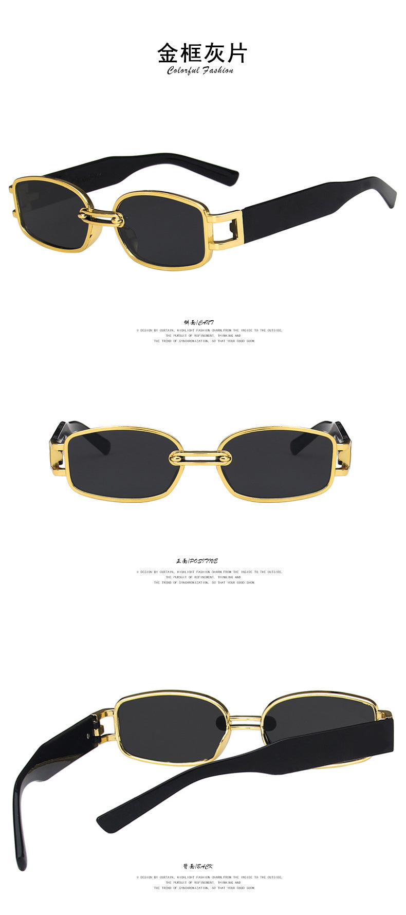 hip-hop retro vintage style women's sunglasses