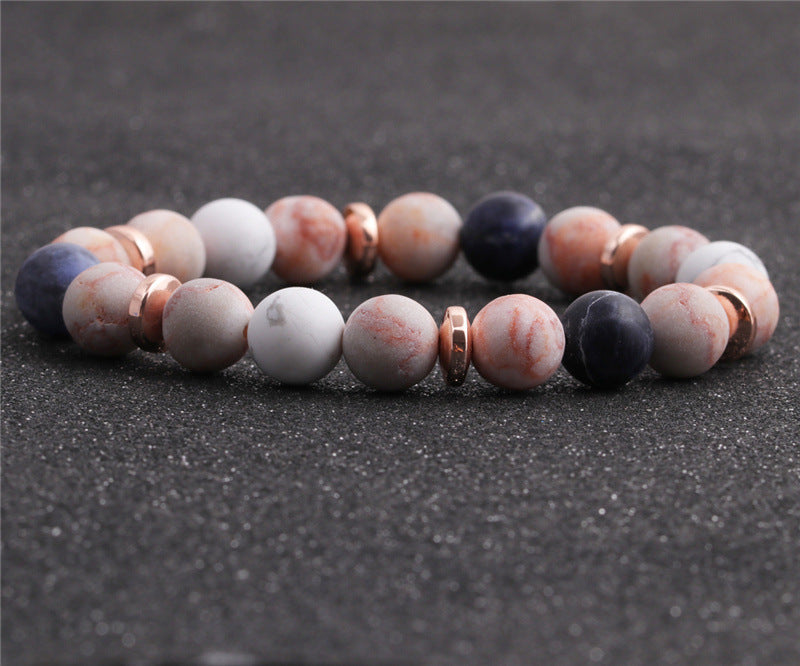 fashion geometric natural stone no inlaid bracelets