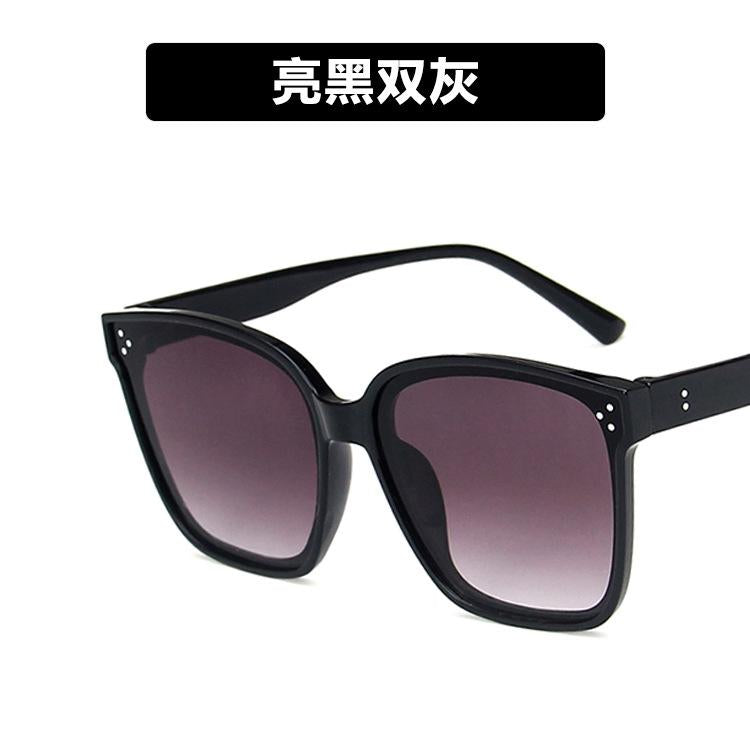 fashion three-meter nail square sunglasses new sun protection wild sunglasses