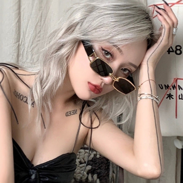 hip-hop retro vintage style women's sunglasses