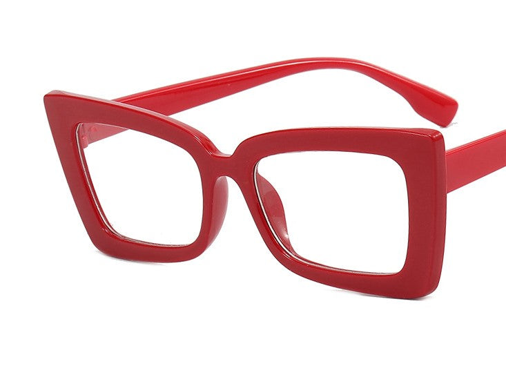 retro solid color ac square full frame optical glasses