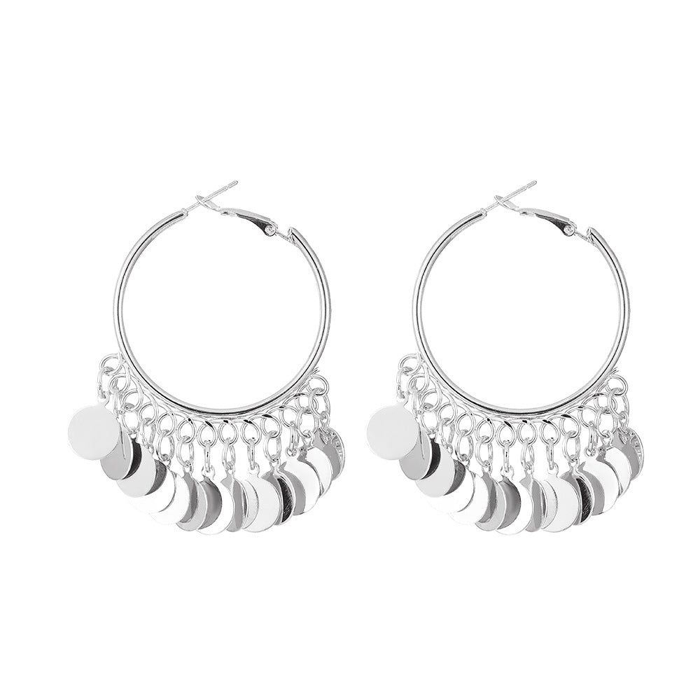 fashion geometric alloy earrings