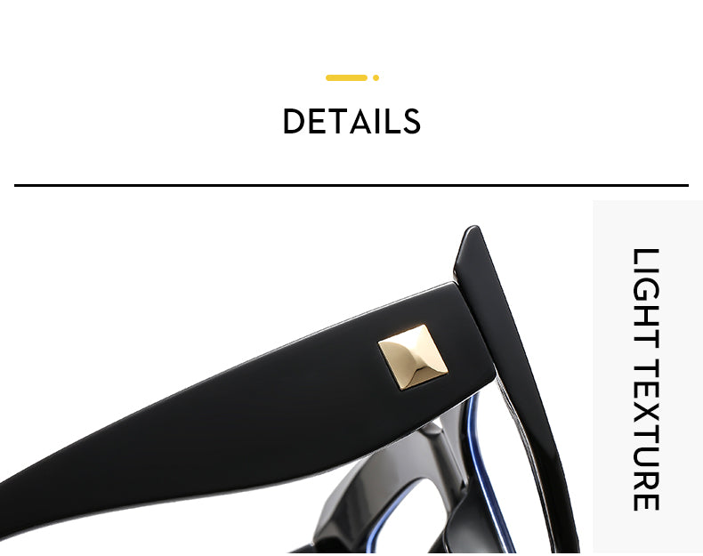 casual commute color block ac square full frame women's sunglasses