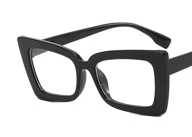 retro solid color ac square full frame optical glasses