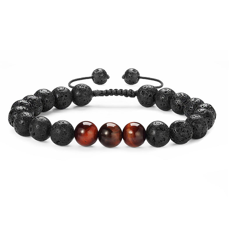 fashion gradient color natural stone agate beaded women bracelets