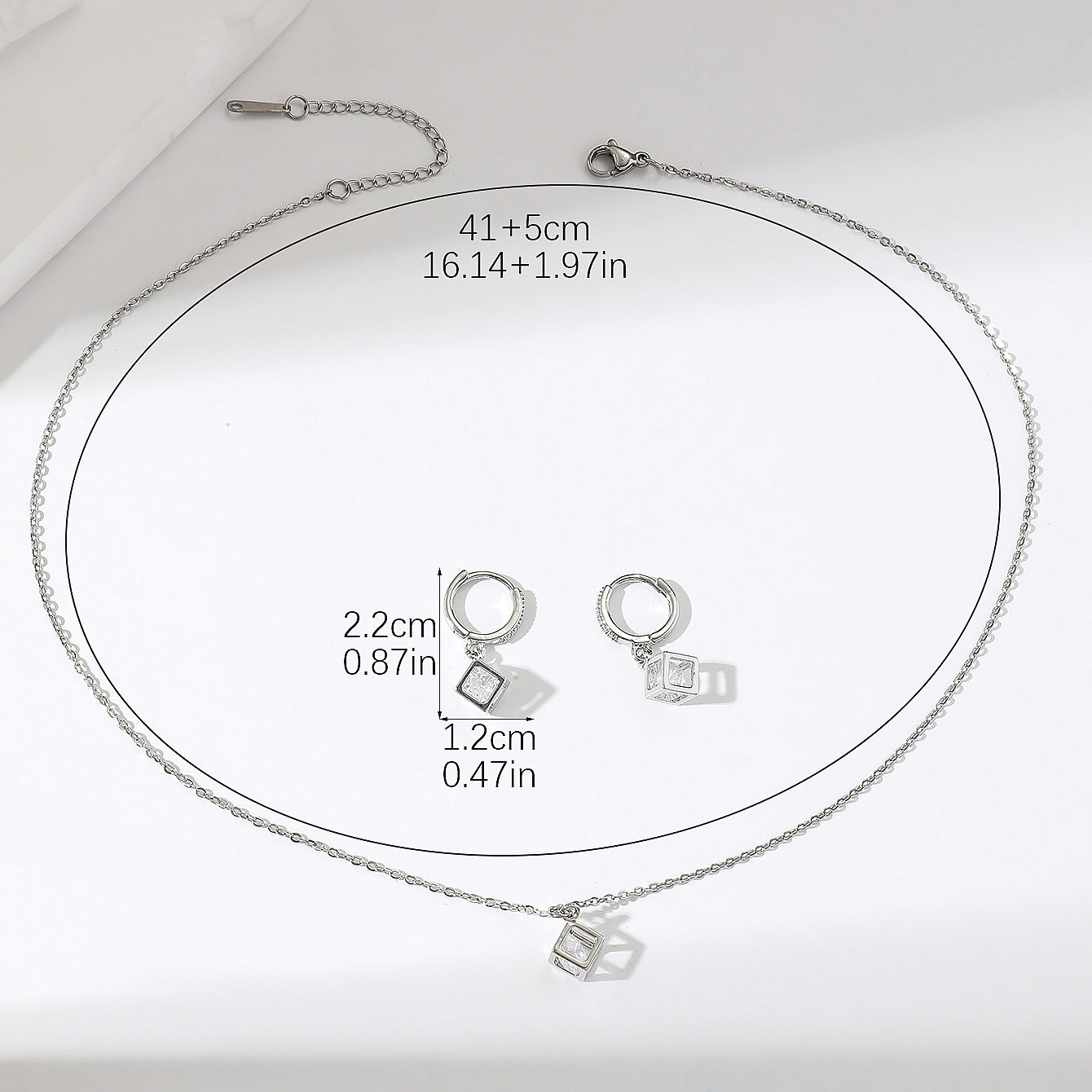 18k gold plated jewelry set