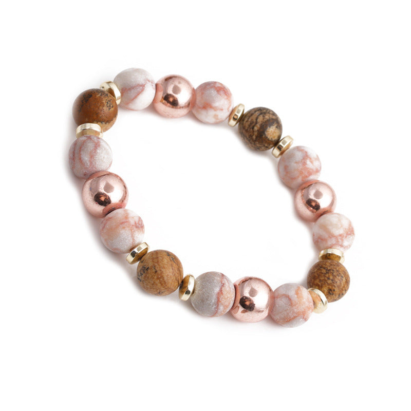 fashion geometric natural stone no inlaid bracelets