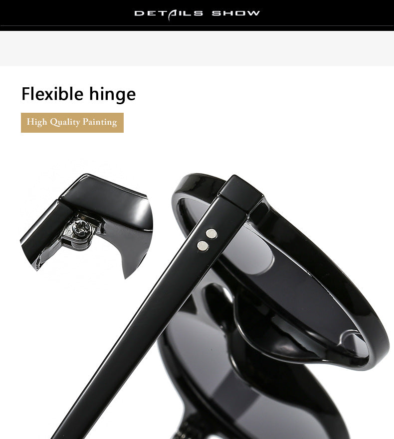 elegant glam hip-hop uv400 women's sunglasses