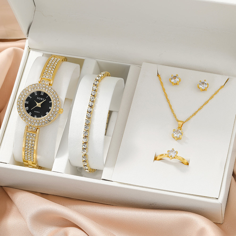 fashion solid color jewelry buckle quartz women's watches