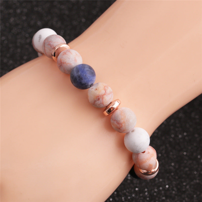 fashion geometric natural stone no inlaid bracelets