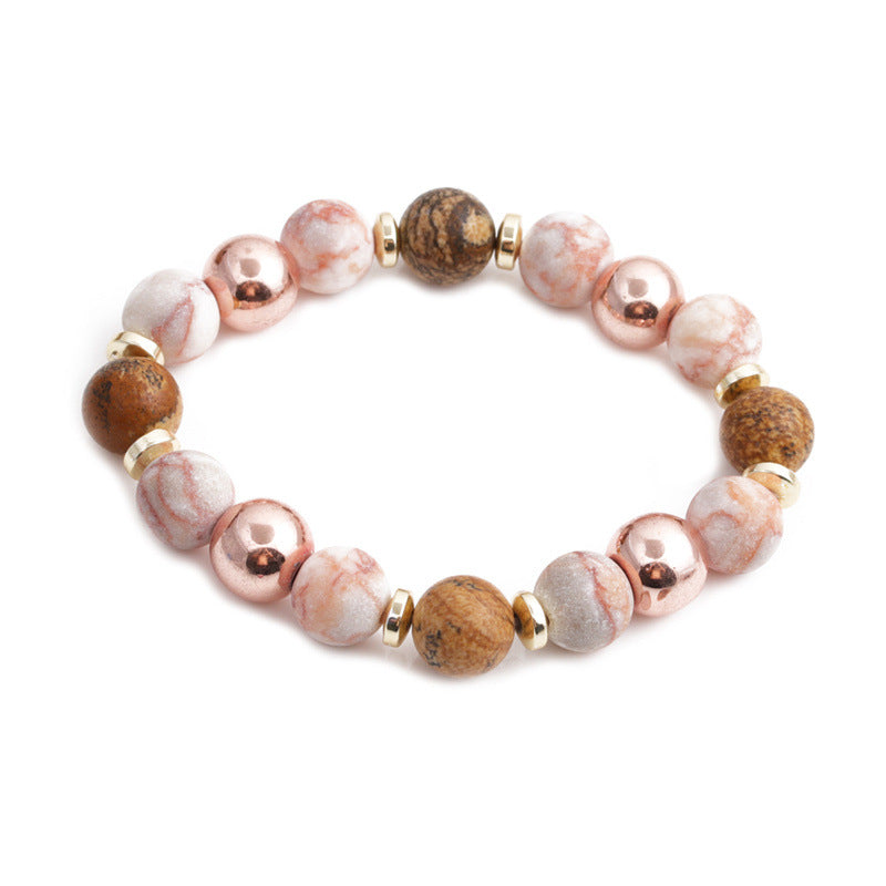 fashion geometric natural stone no inlaid bracelets