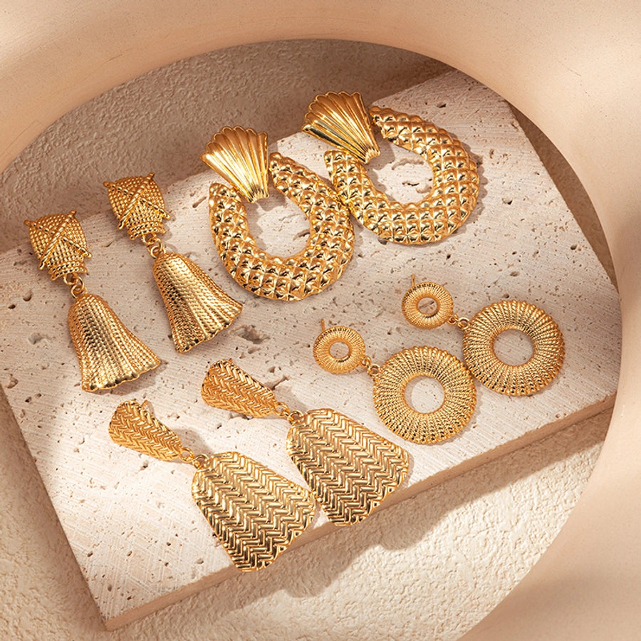 14K Gold Plated Drop Earrings