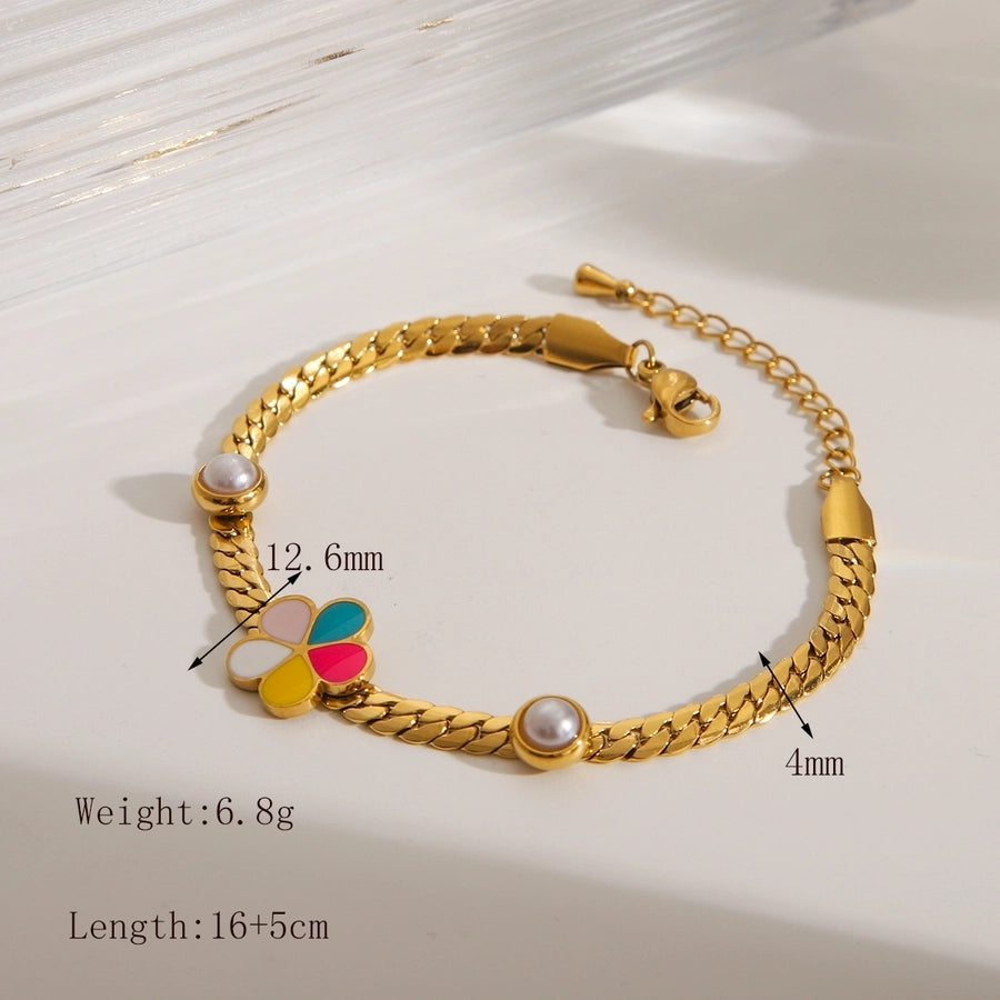 18K Gold Plated  Bracelets Earrings Necklace